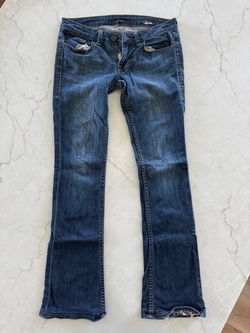 William Rast Dark Blue Flare Jeans